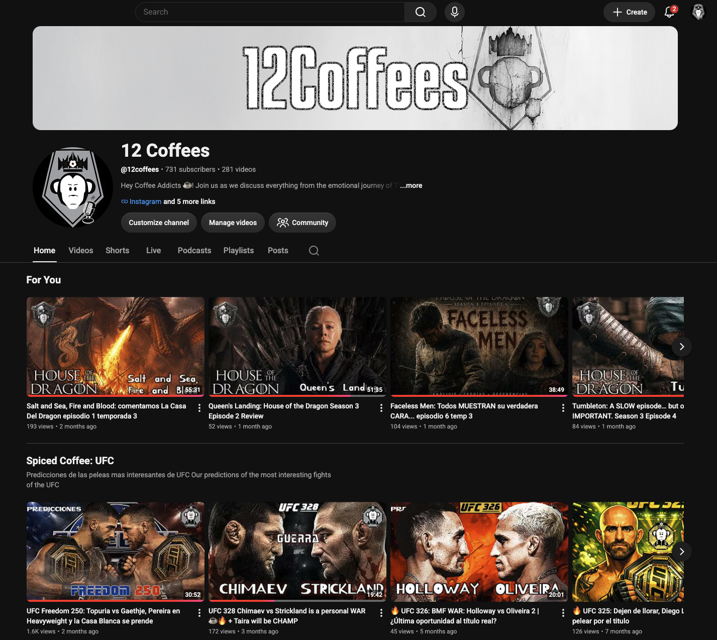 12Coffees Podcast screenshot